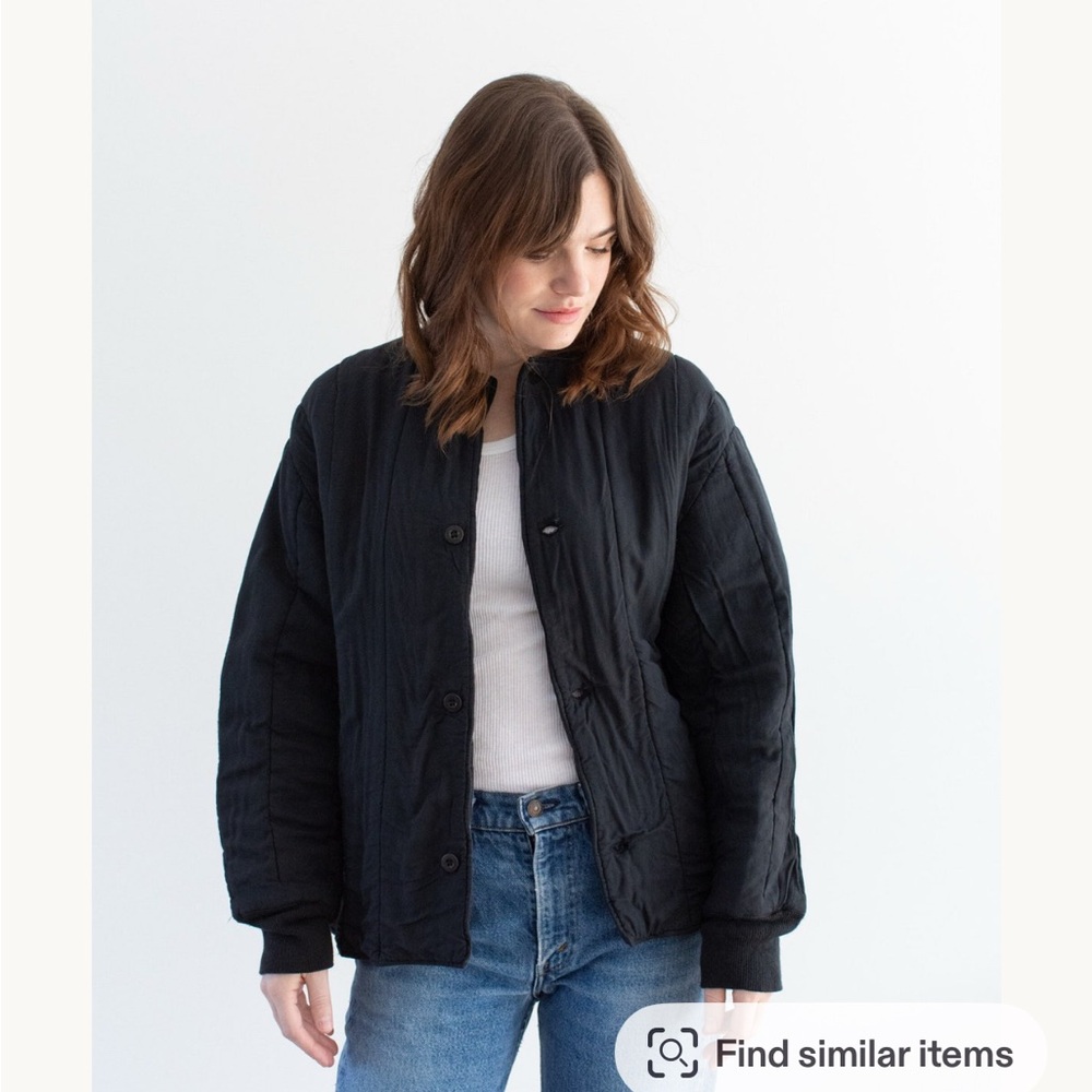 Rawson Black Quilted Jacket sz M